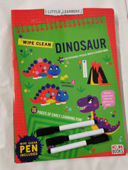 Pre-School / Reception Wipe Clean & Dot to Dot Activity Books x 8 & (3 Pens)