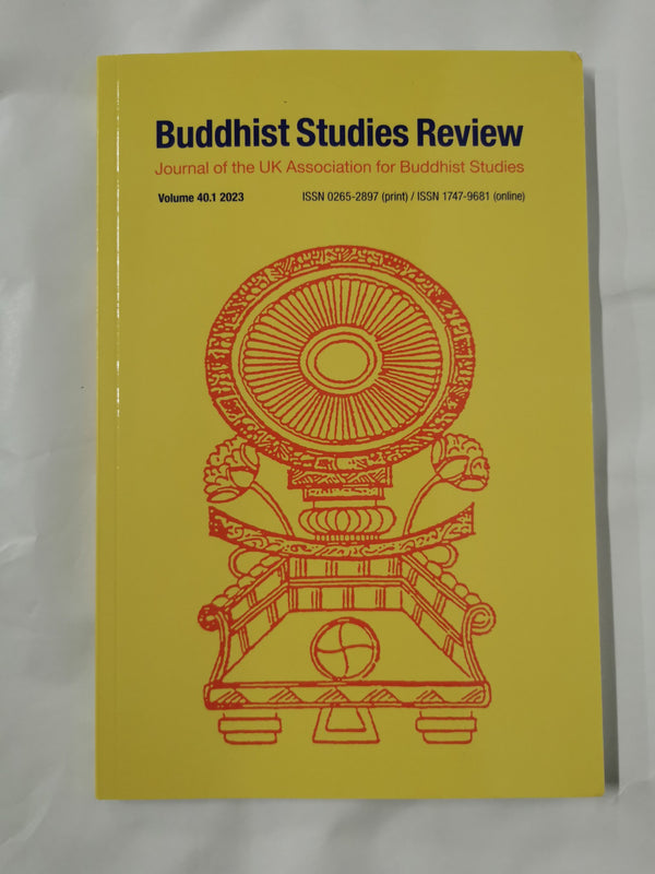Buddhist Studies Review Vol 40.1 2023