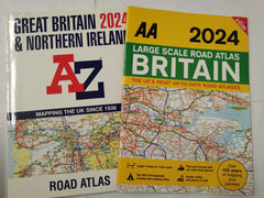 2024 Large Scale Road Atlas Britain & AA Road Atlas Britain 2024 Staple Bound