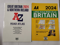 2024 Large Scale Road Atlas Britain & AA Road Atlas Britain 2024 Staple Bound