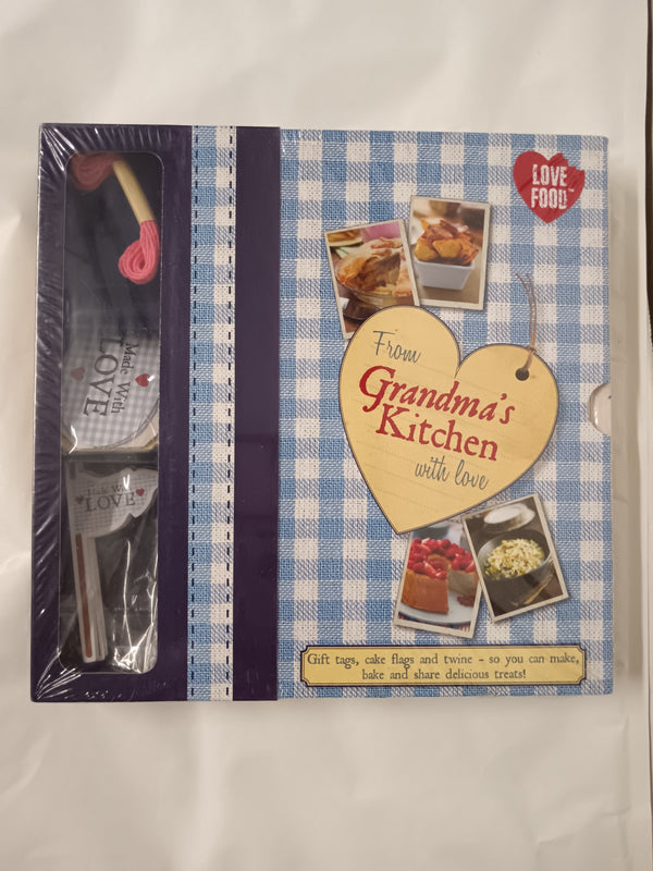 From Grandma's Kitchen with Love Slipcase 2-book set with cake flags -Love Food