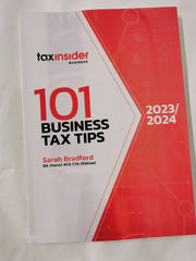 101 Business Tax Tips - Tax Insider 2023/24 by Sarah Bradford