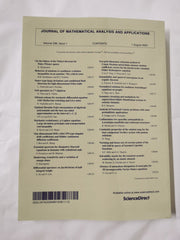Journal of Mathematical Analysis and Applications - Vol 536, Issue 1, Aug 2024