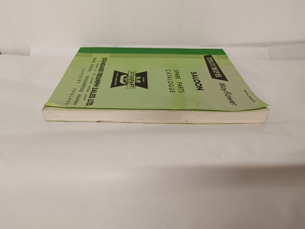 Triumph Mayflower Saloon Spare Parts Catalogue