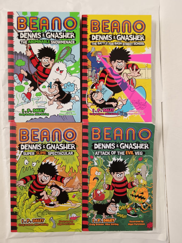Beano Dennis & Gnasher Series Collection 4 Books Set