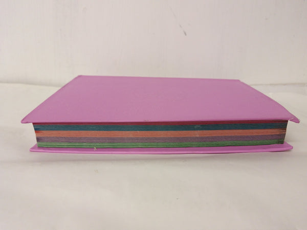 Rainbow Quran Stunning Pink Coloured Quran (Leathery Effect Cover 12.5x16.5cm)