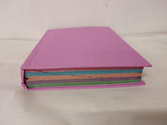 Rainbow Quran Stunning Pink Coloured Quran (Leathery Effect Cover 12.5x16.5cm)