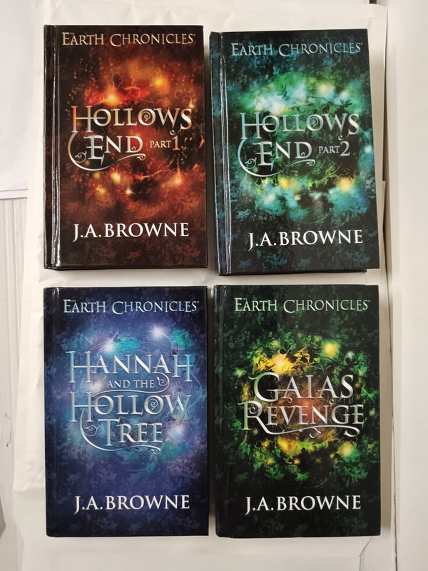 The Earth Chronicles 4 book Collection, Hannah and the Hollow Tree, Hollow's End