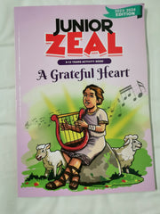 Junior Zeal 9-12 Years - Activity Book 2023-2024 - A Grateful Heart