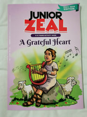 Junior Zeal 9-12 Years - Activity Book 2023-2024 - A Grateful Heart
