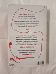 Big Swiss by Jen Beagin Signed First Edition with Decorated Spredges
