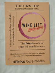 WINE LIST CONFIDENTIAL 2024 The UK's Top Restaurants for Wine