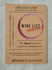 WINE LIST CONFIDENTIAL 2024 The UK's Top Restaurants for Wine