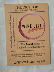 WINE LIST CONFIDENTIAL 2024 The UK's Top Restaurants for Wine