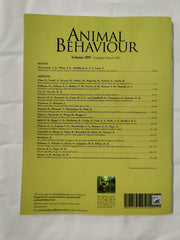 Animal Behaviour Journal Vol 209 Complete March 2024