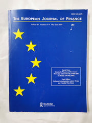 The European Journal of Finance -Vol 30 No. 7-9 May June 2024 ISSN 1351-847X