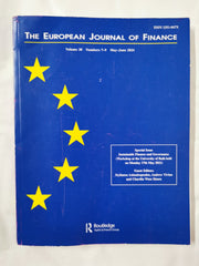 The European Journal of Finance -Vol 30 No. 7-9 May June 2024 ISSN 1351-847X