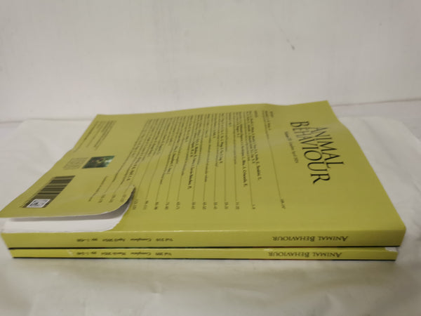 Animal Behaviour Journal Vol 209 & 210 Complete March/Apr 2024