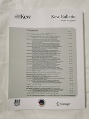 Kew Bulletin 2024 79(2) Journal for Taxonomy, Systematics & Conservation..
