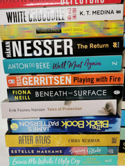 30 New Fiction Books Collection Set Crime, Thriller, Romance