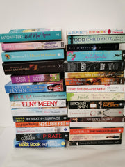 30 New Fiction Book Collection: Crime, Thrillers, Romance, Mystery