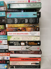 30 New Fiction Book Collection: Crime, Thrillers, Romance, Mystery