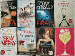 30 New Fiction Book Collection: Crime, Thrillers, Romance, Mystery
