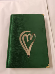 Green Velvet Covered Quran