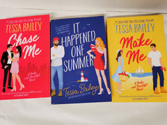 Tessa Bailey Book Set - Chase Me, Make Me, It Happened One Summer