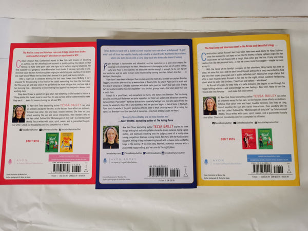 Tessa Bailey Book Set - Chase Me, Make Me, It Happened One Summer