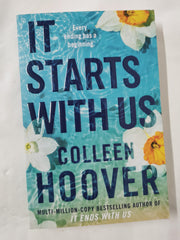 It Starts with Us: the highly anticipated sequel to IT ENDS WITH US by Colleen Hoover - used book at Perkology Books