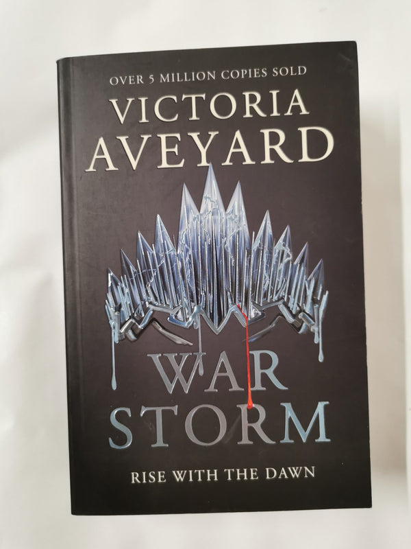 War Storm: Red Queen Book 4: The final YA dystopian fantasy adventure by Victoria Aveyard - used book at Perkology Books