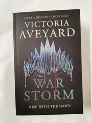 War Storm: Red Queen Book 4: The final YA dystopian fantasy adventure by Victoria Aveyard - used book at Perkology Books