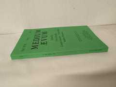 Medium Ævum Vol XCII 2023 No. 2, Edited by David Rundle, Corinne Saunders etc.