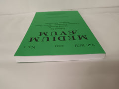 Medium Ævum Vol XCII 2023 No. 2, Edited by David Rundle, Corinne Saunders etc.