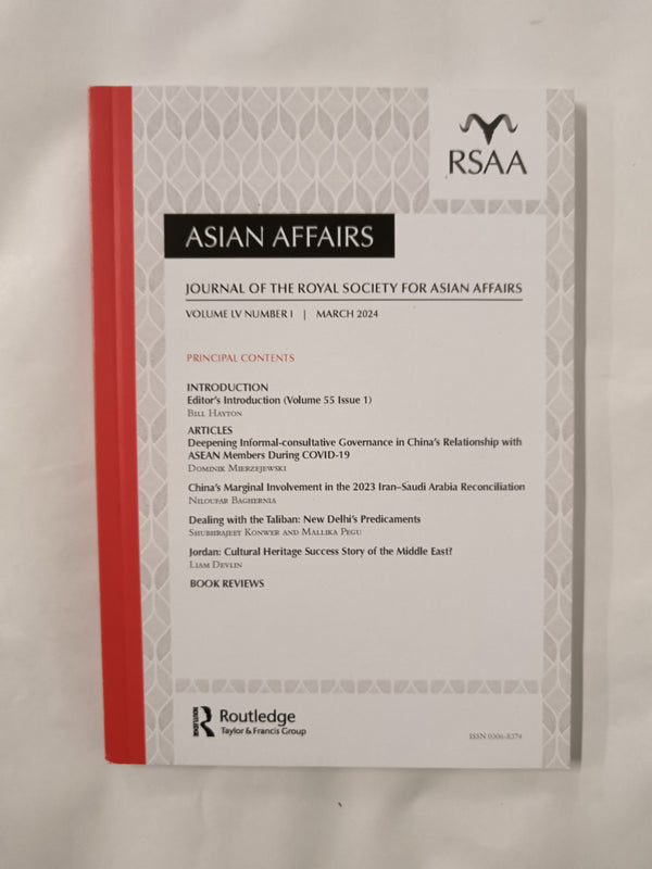 Asian Affairs Journal, Vol LV Number I, March 2024