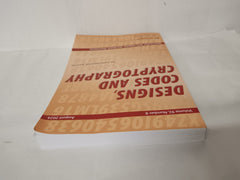 Designs, Codes and Cryptography Journal Volume 92, Number 8, August 2024