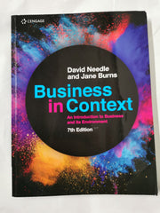 Business in Context: An Introduction to Business and its Environment