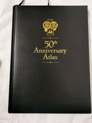 AA 50th Anniversary Atlas, Leather bound