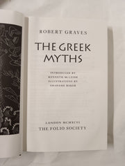 The Greek Myths Two Volumes, Robert Graves, The Folio Society (1996)