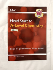 Head Start to A-Level Chemistry & Head Start to A-Level Biology (2 Books, CGP)