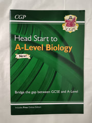 Head Start to A-Level Chemistry & Head Start to A-Level Biology (2 Books, CGP)