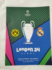 2024 CHAMPIONS LEAGUE FINAL - Borussia Dortmund V Real Madrid - PROGRAMME