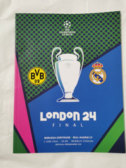 2024 CHAMPIONS LEAGUE FINAL - Borussia Dortmund V Real Madrid - PROGRAMME