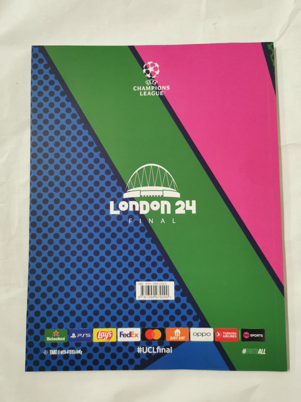 2024 CHAMPIONS LEAGUE FINAL - Borussia Dortmund V Real Madrid - PROGRAMME