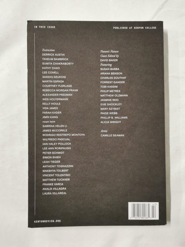 The Kenyon Review Summer 2024 No. 3 Vol XLVI