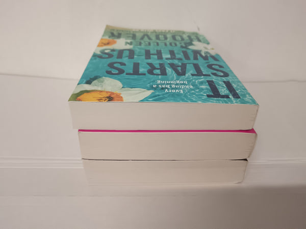 3 Colleen Hoover Bestsellers: Never Never, Heart Bones, It Starts With Us