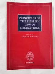 Principles of the English Law of Obligations by Andrew Burrows