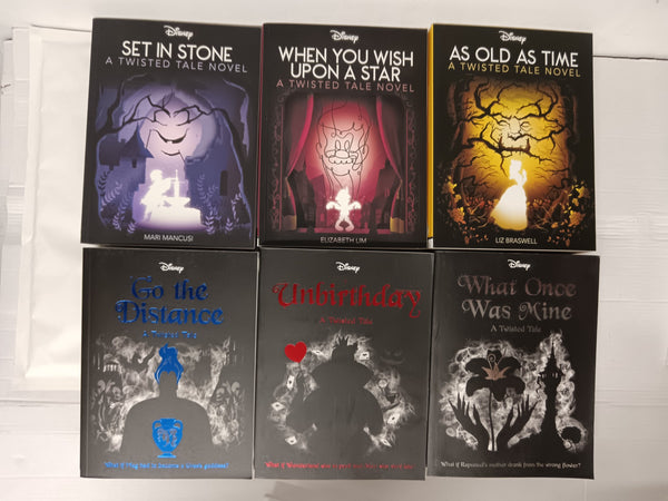 Disney Twisted Tales Collection: 6 Books ( As Old As Time, Set in Stone, etc...)