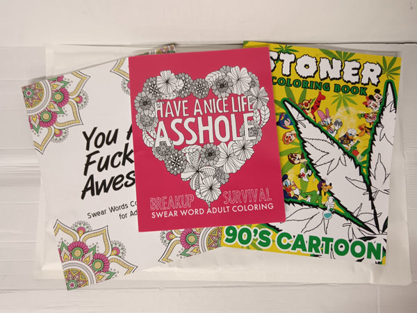 ADULT COLOURING BOOKS Swear Words etc
